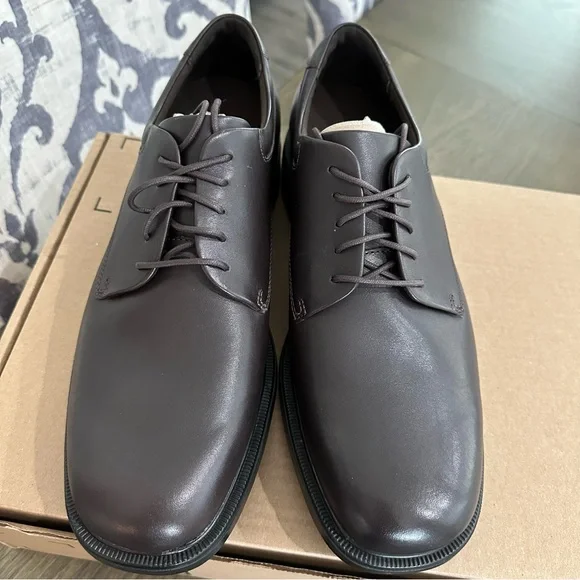 NIB Rockport Margin Oxford Size 12 Chocolate Brown Leather  display picture 1